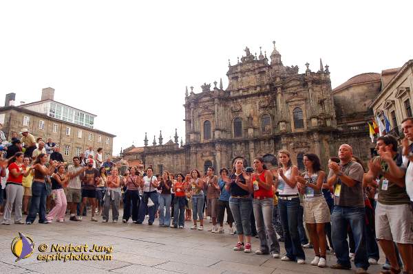 Nom de l'image : D1157705-01 — Description :  Pèlerinage année jubilaire 2004 à St Jacques de Compostelle