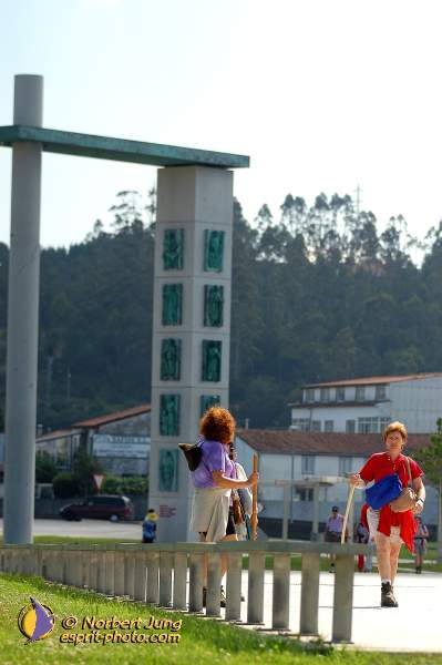Nom de l'image : D1157600-01 — Description :  Pèlerinage année jubilaire 2004 à St Jacques de Compostelle