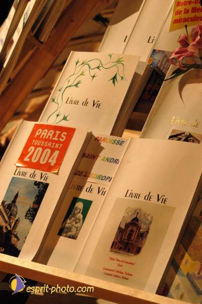 Nom de l'image : E00016060-1 — Description :  Toussaint 2004 - 28 oct - Conférence à ND de Paris et photos devant la croix