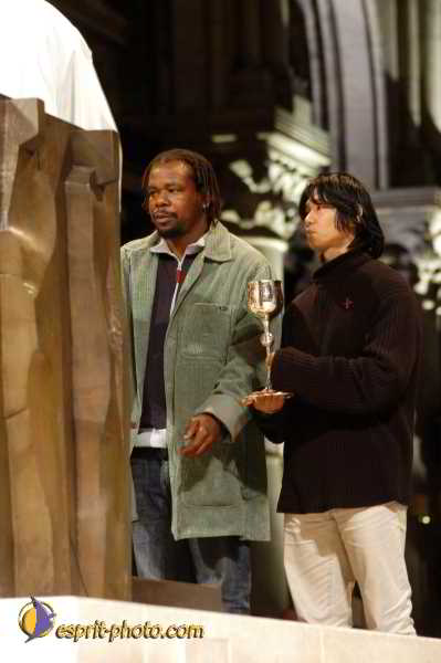 Nom de l'image : D1191986-1 — Description :  Toussaint 2004 - Messe avec les sans abri