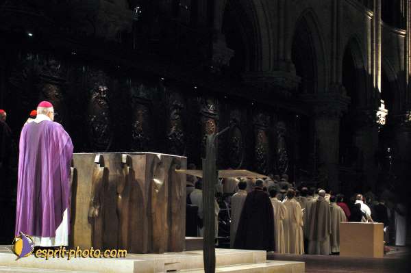 Nom de l'image : D1213575-1 — Description :  Monseigneur Vingt-Trois - Installation comme archévêque de Paris