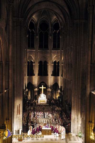 Nom de l'image : D1213835-1 — Description :  Monseigneur Vingt-Trois - Installation comme archévêque de Paris