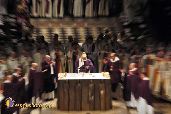 Nom de l'image : D1213896-1 — Description :  Monseigneur Vingt-Trois - Installation comme archévêque de Paris