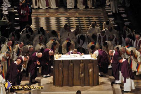 Nom de l'image : D1213926-1 — Description :  Monseigneur Vingt-Trois - Installation comme archévêque de Paris