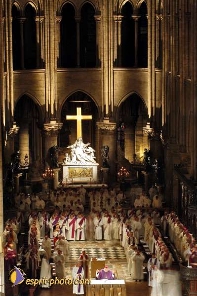 Nom de l'image : D1214099-1 — Description :  Monseigneur Vingt-Trois - Installation comme archévêque de Paris