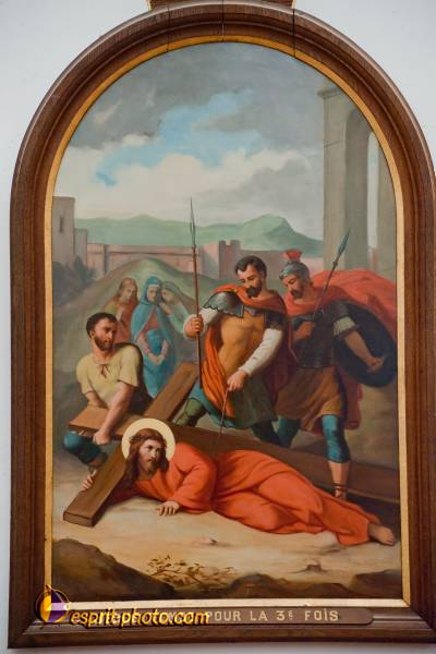 Nom de l'image : D30096313a — Description :  Chemin de croix à l'église de la Ferté Vidame (28300)