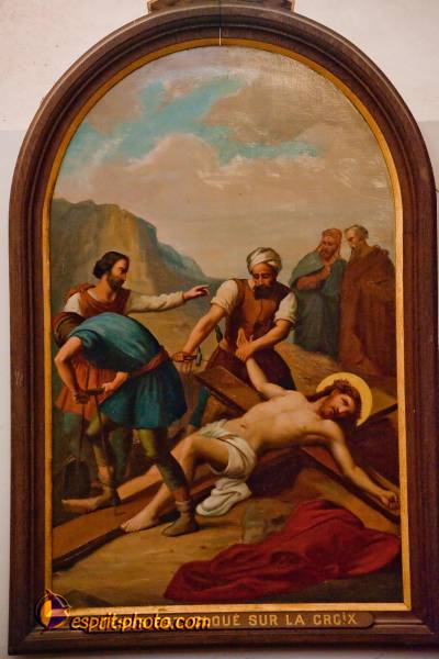 Nom de l'image : D30096324a — Description :  Chemin de croix à l'église de la Ferté Vidame (28300)