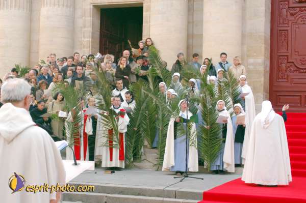 Nom de l'image : D1024481-01 — Description :  Dimanche de Ramaux à l'église St Gervais - Paris 4e & Inaugurati