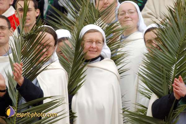 Nom de l'image : D1024919-01 — Description :  Dimanche de Ramaux à l'église St Gervais - Paris 4e & Inaugurati