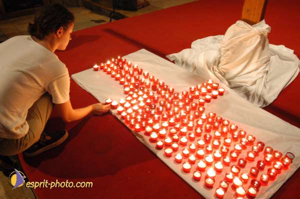 Nom de l'image : D1057690 — Description :  Chemin Neuf - Abbaye d'Hautecombe - Festival des jeunes
