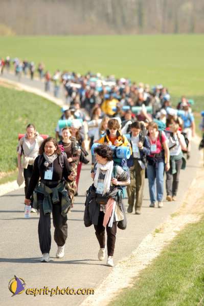 Nom de l'image : D1022961-01b — Description :  Pèlerinage des étudiants à Notre Dame de Chartres - 22+23 mars 2