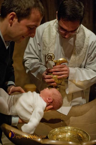 Nom de l'image : D30095459 — Description :  Baptême de Louis GROUES (Jeanne et Xavier)