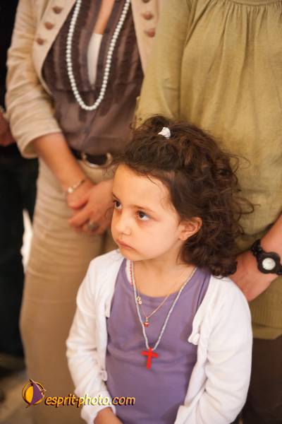 Nom de l'image : D30099498a — Description :  Baptême d'enfant à l'église de la Ferté Vidame (28300)