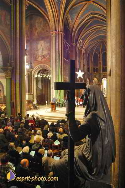 Nom de l'image : D1204399-1 — Description :  Unité Chrétienne à St Germain de Près, Paris 6e