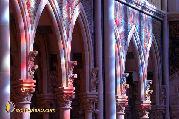 Nom de l'image : D1050132-01 — Description :  ND de l'Île Bouchard & ND de Pontmain (reportage pour la Vie)