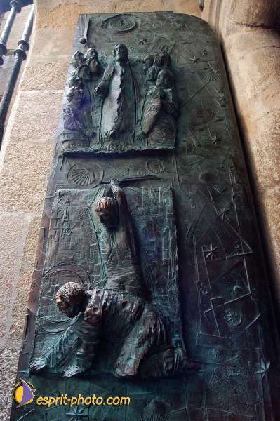 Nom de l'image : D1157176-01 — Description :  Pèlerinage année jubilaire 2004 à St Jacques de Compostelle