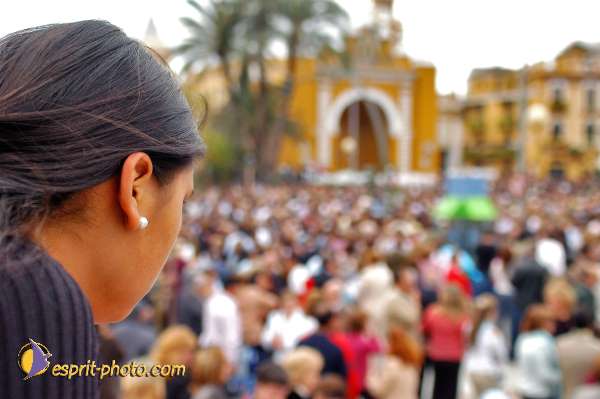 Nom de l'image : D1222956-1 — Description :  Pâques 2005 à Seville (Espagne-Andalusie)