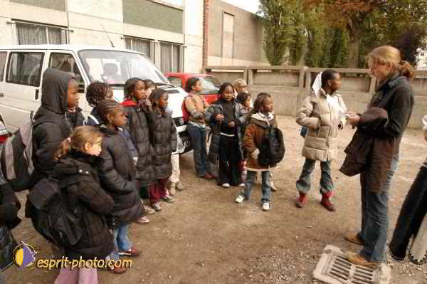 Nom de l'image : E00016204-1 — Description :  Toussaint 2004 - Messe avec les sans abri