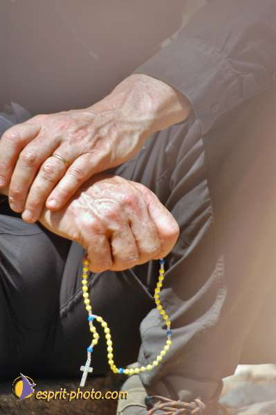 Nom de l'image : D1235538-1 — Description :  Sur les pas de Charles de Foucault - Tamanrasset-Assekrem