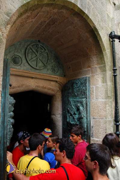 Nom de l'image : D1157130-01 — Description :  Pèlerinage année jubilaire 2004 à St Jacques de Compostelle