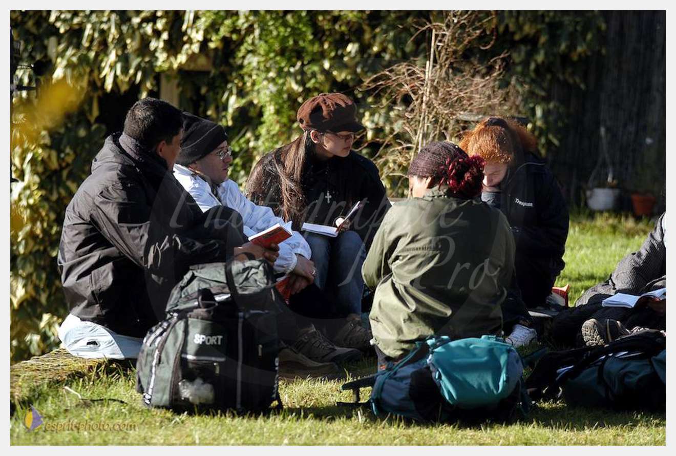 Nom de l'image : D1119993-01 — Description : PE?lerinage de Chartres 2004