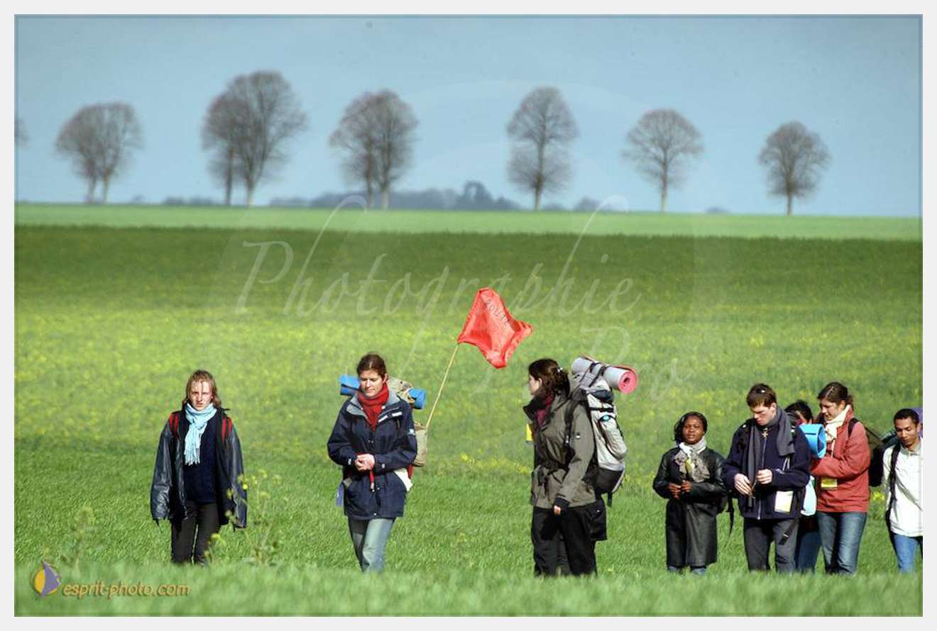 Nom de l'image : D1120141-01 — Description :  PE?lerinage de Chartres 2004