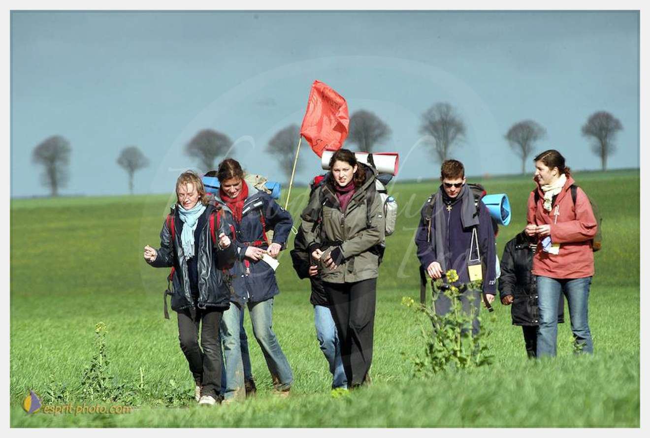 Nom de l'image : D1120149-01 — Description :  PE?lerinage de Chartres 2004
