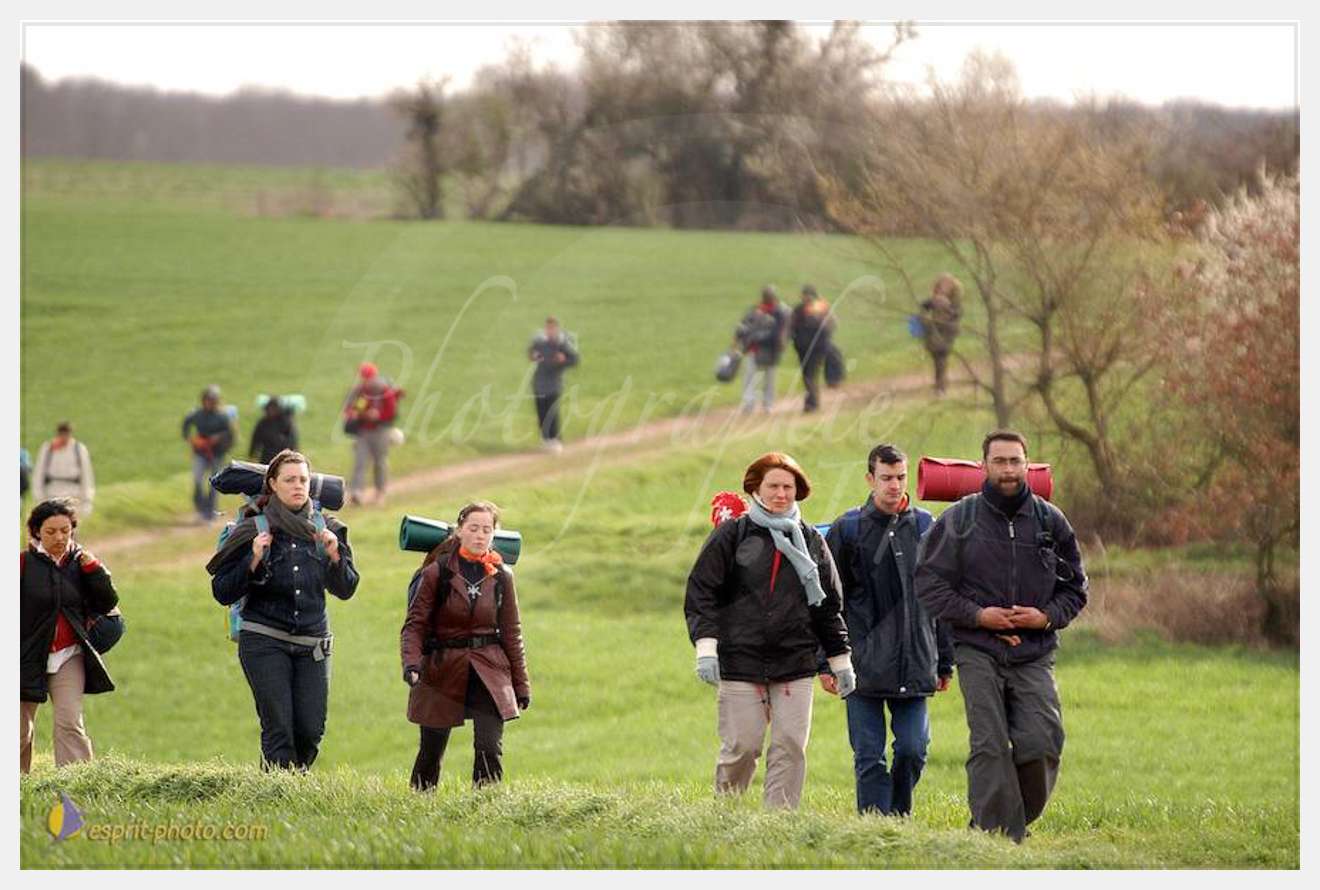 Nom de l'image : D1120173-01 — Description :  PE?lerinage de Chartres 2004