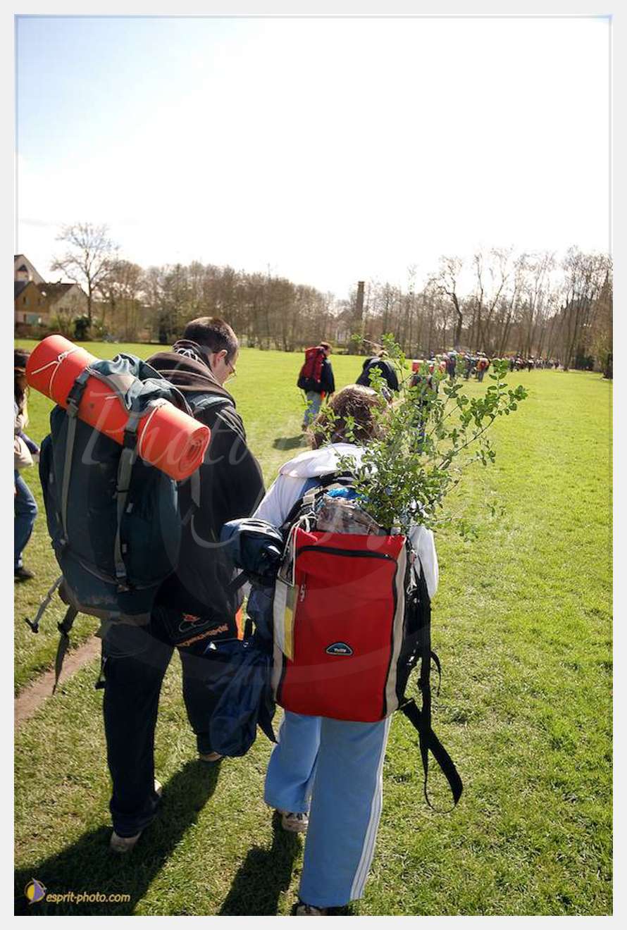 Nom de l'image : D1120520-01 — Description :  PE?lerinage de Chartres 2004