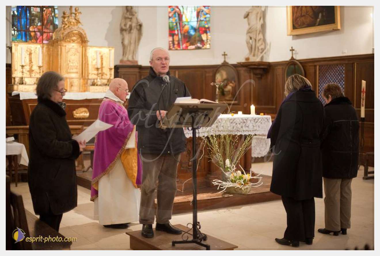 Nom de l'image : D30096574a — Description :  Cate?chume?ne a? l'e?glise de la Ferte? Vidame - 3e e?tape