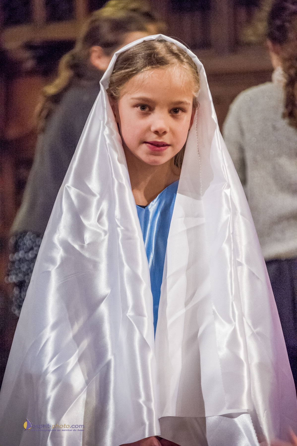 Messe et crêche vivante - école de l-Immaculée - 2015