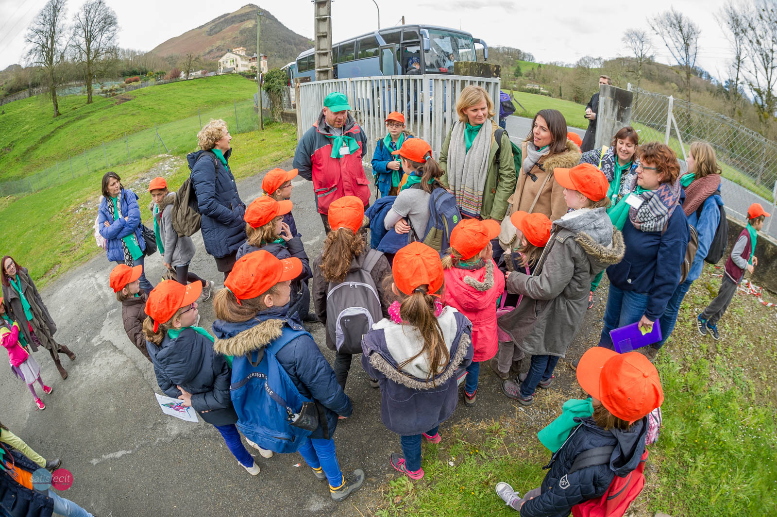 Accueil au centre des pèlerins - pique-nique